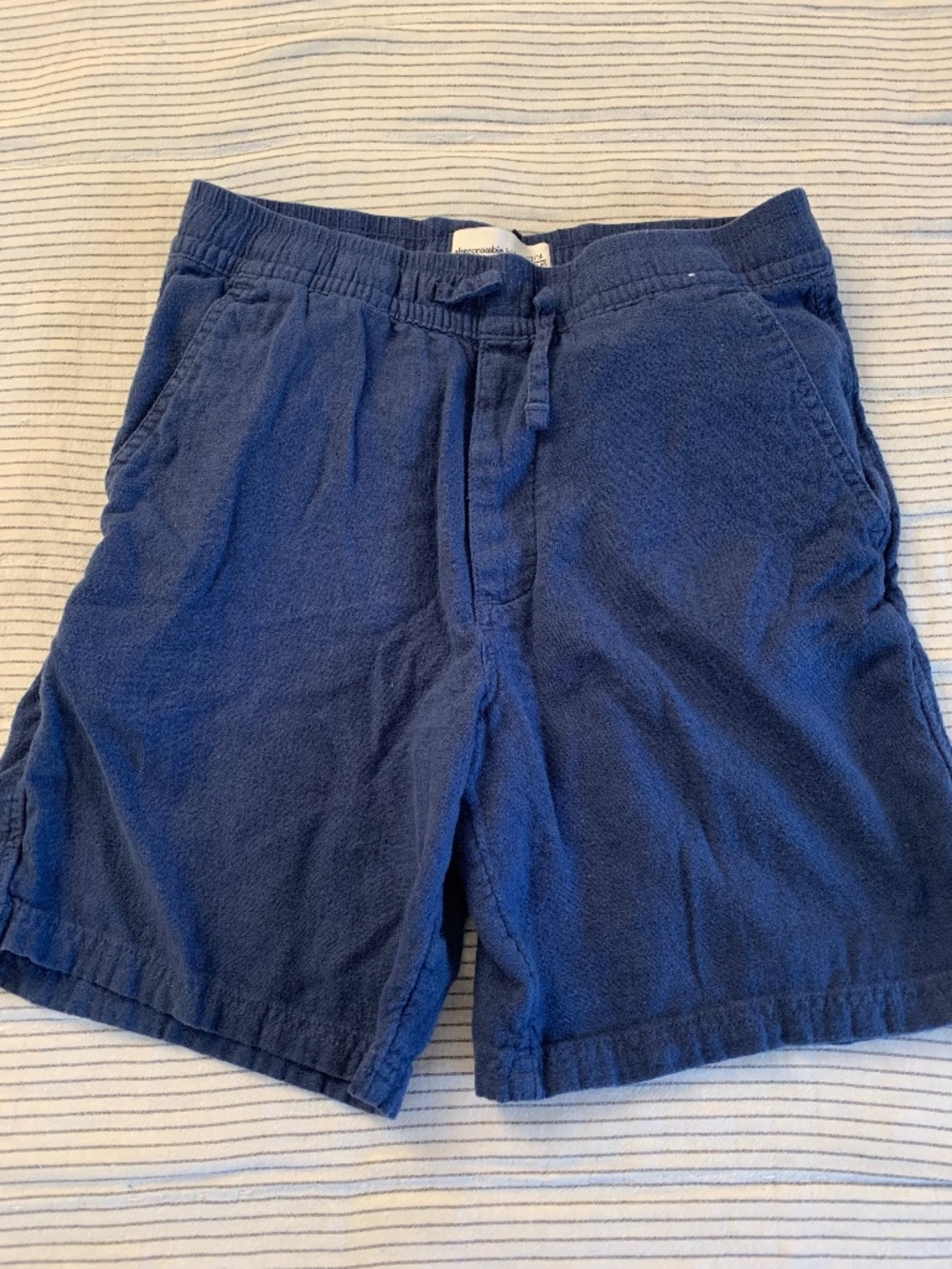 Abercrombie Kids Navy Blue Drawstring Waist Shorts | 13/14